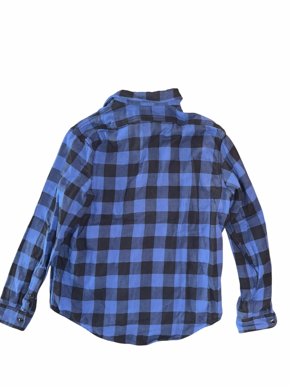 Polo by Ralph Lauren Blue and Black Buffalo Plaid Button-Down Shirt - Picture 7 of 9